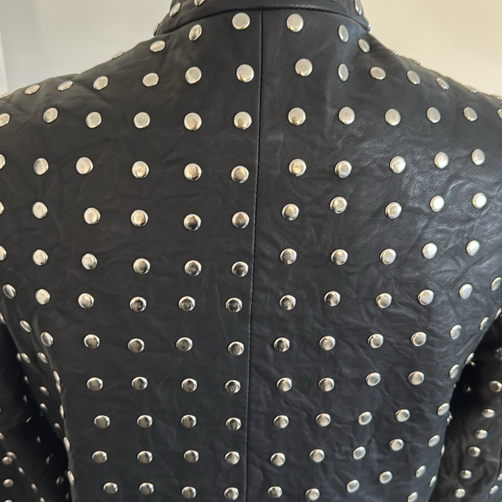 Zadig and Voltaire Verys studded leather jacket - 36 NWOT - Picture 9 of 11